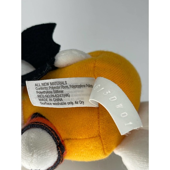 Halloween Hello Kitty 7” 2013 Plush Bat Shirt & Wings, Jakks Pacific Sanrio - Picture 7 of 9